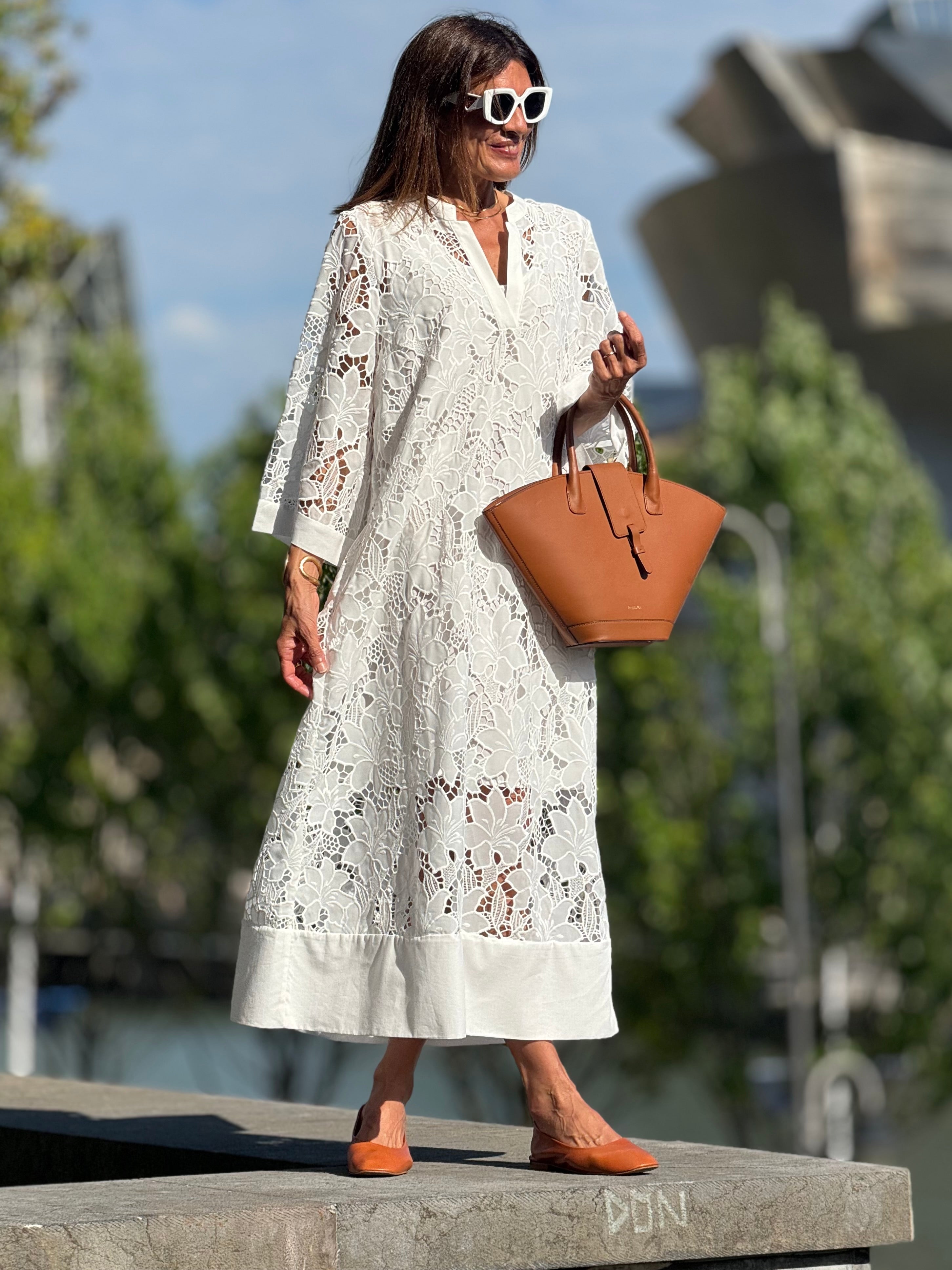 Abito Luana in Pizzo Bianco