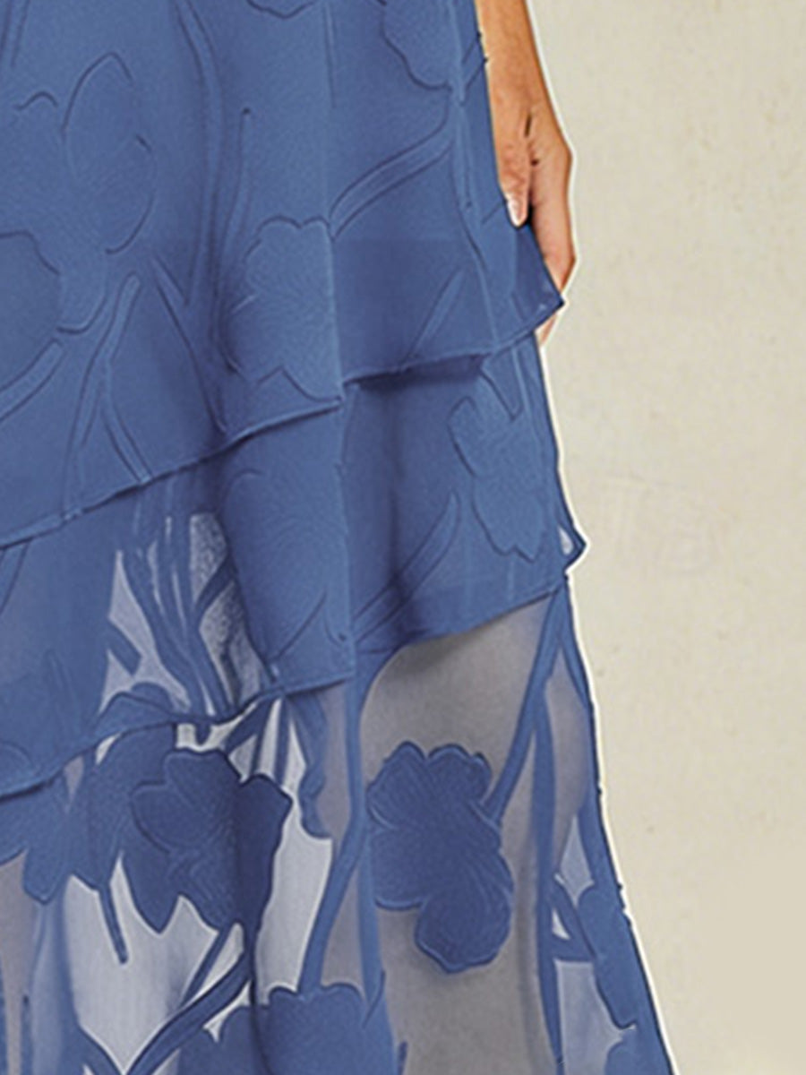 Gonna Midi in Chiffon Floreale