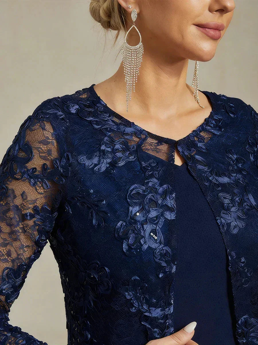 Vestito Giacca Vintage con Paillettes Ricamate