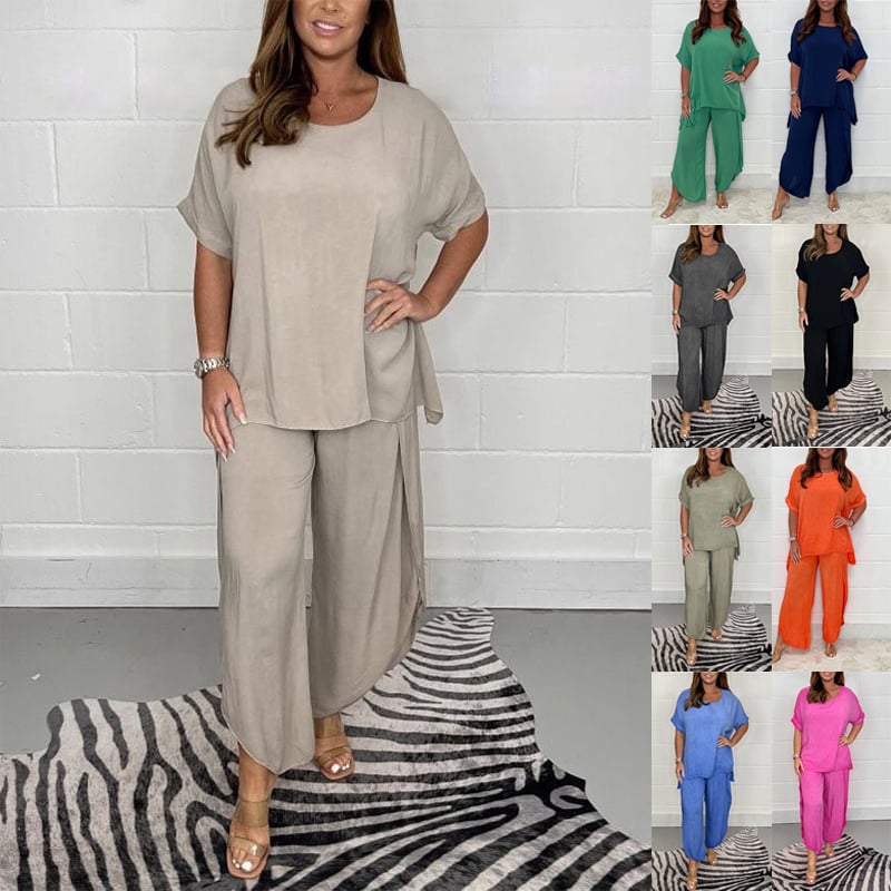 Set fluttuante a 2 pezzi con pantaloni a maniche lunghe