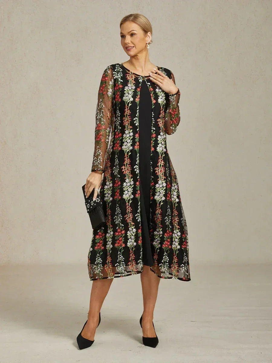 Vestito Giacca Vintage con Paillettes Ricamate