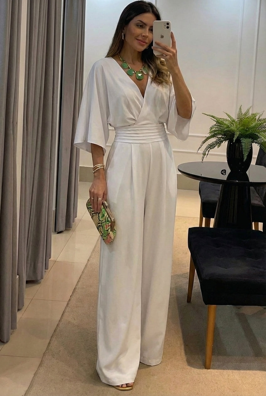 Martina | Completo Elegante con Scollo a V
