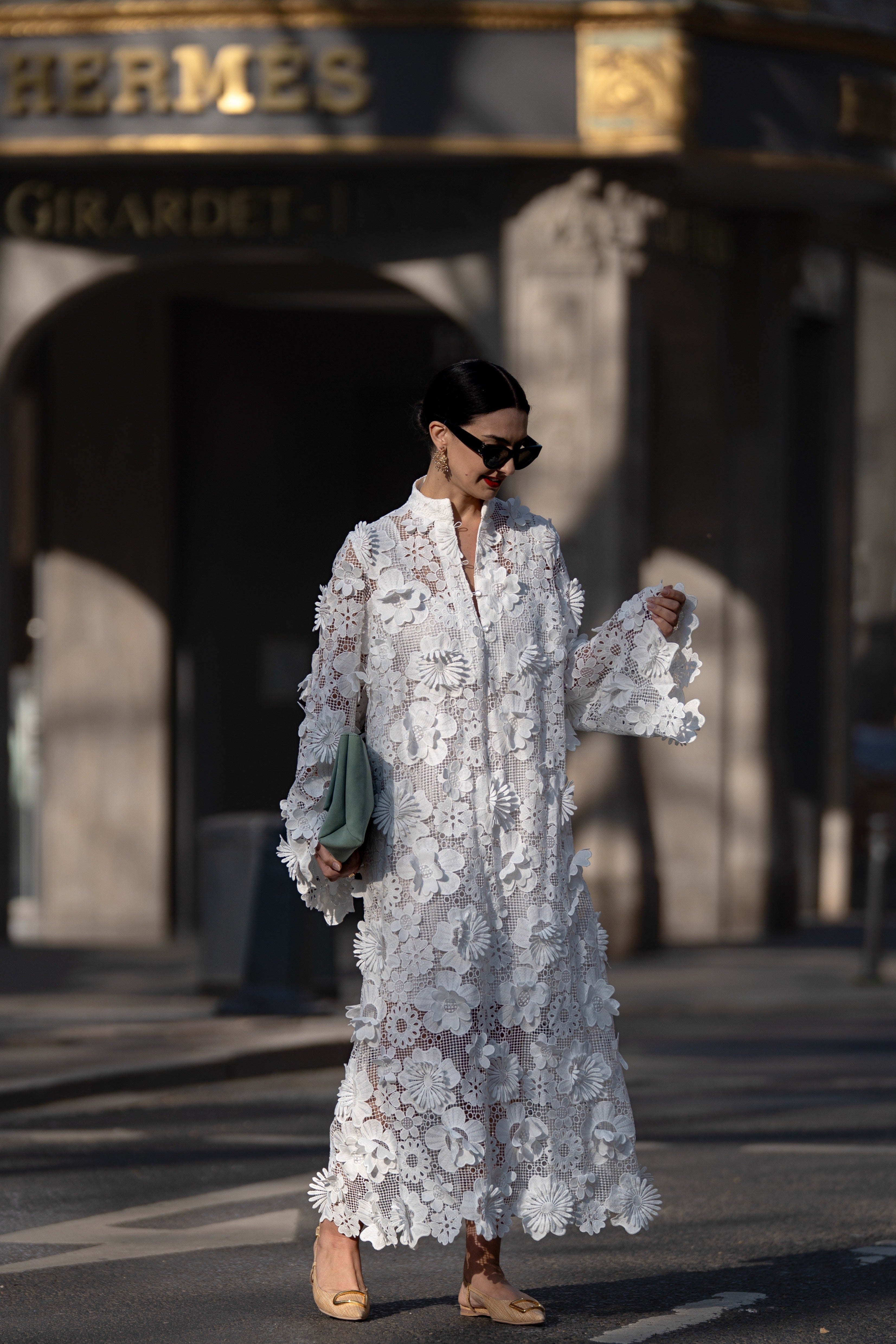 Vestito Estelle in Pizzo Bianco