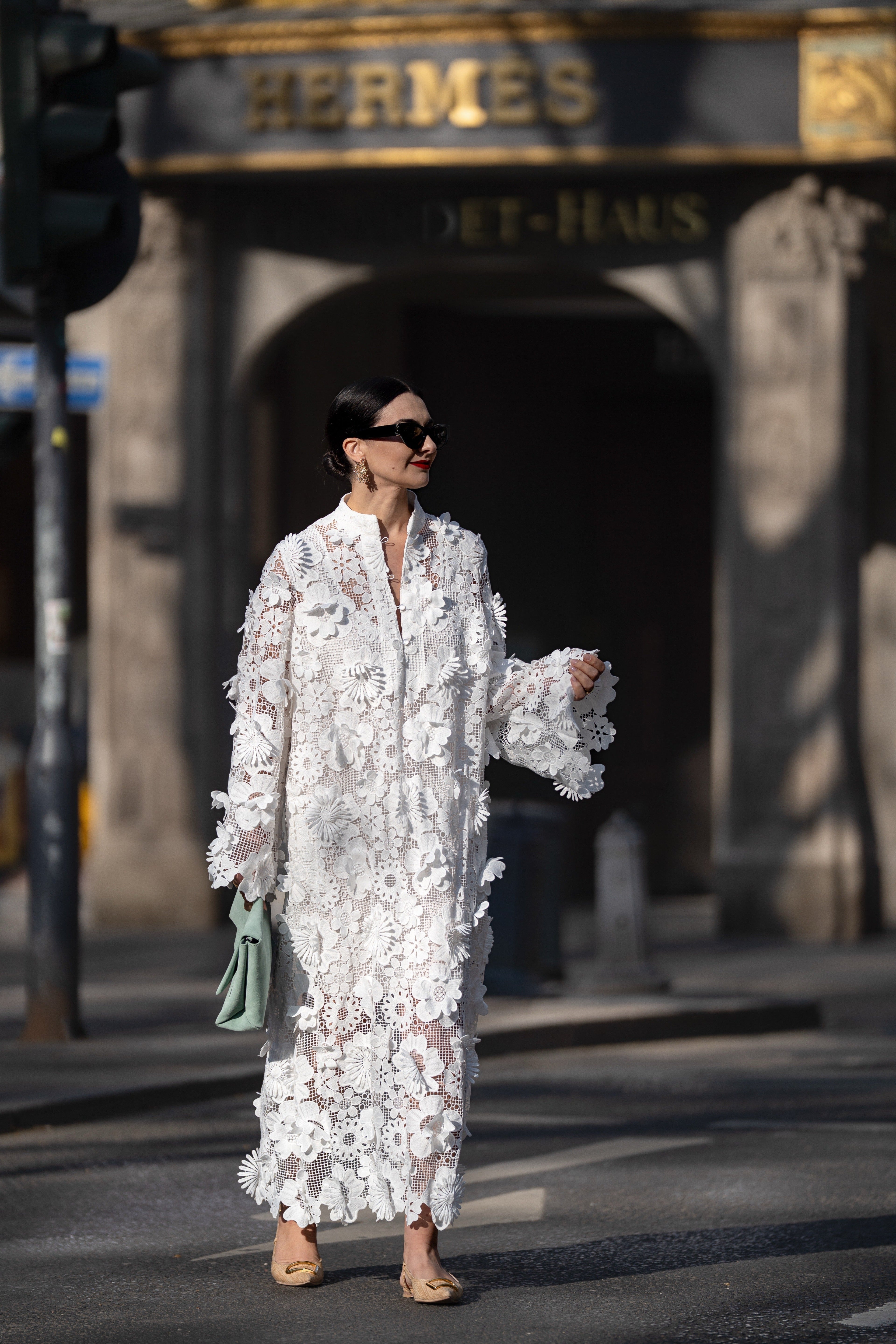 Vestito Estelle in Pizzo Bianco