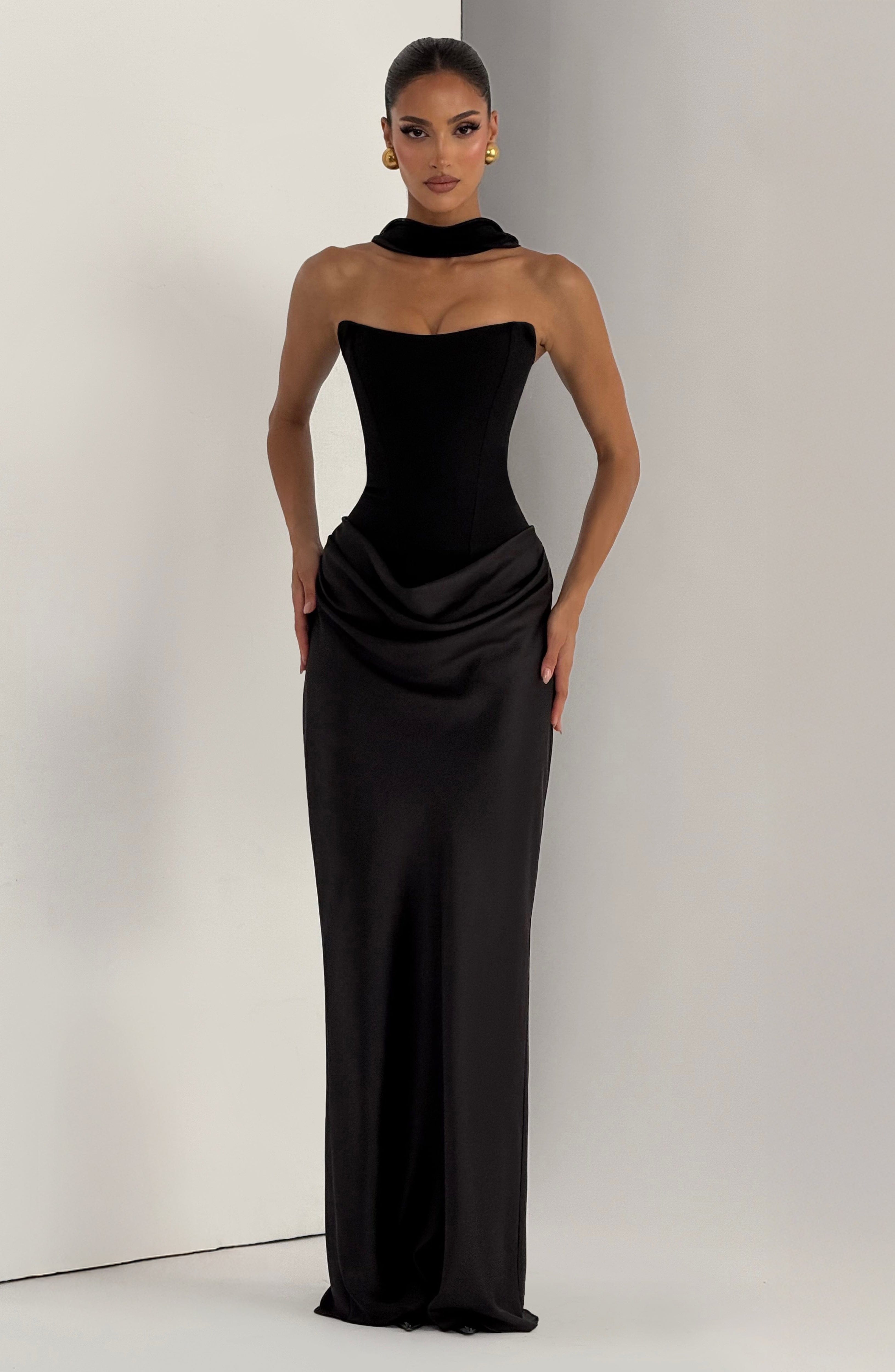 Abito Maxi Maggie - Nero